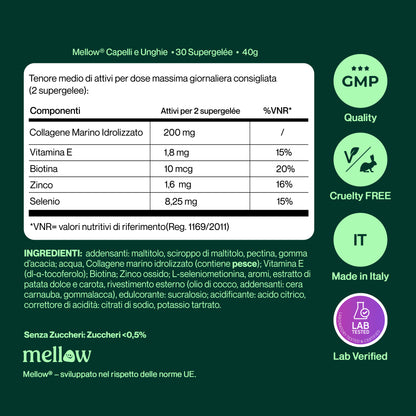 Mellow® Capelli e Unghie - Supergelée Uva Rossa