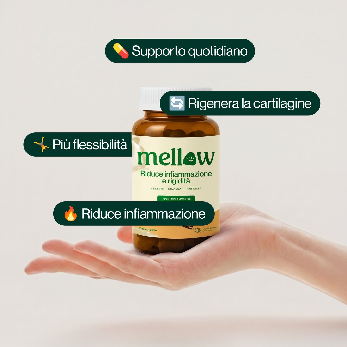 Mellow® Dolori Articolari – Supergelée alla Vaniglia