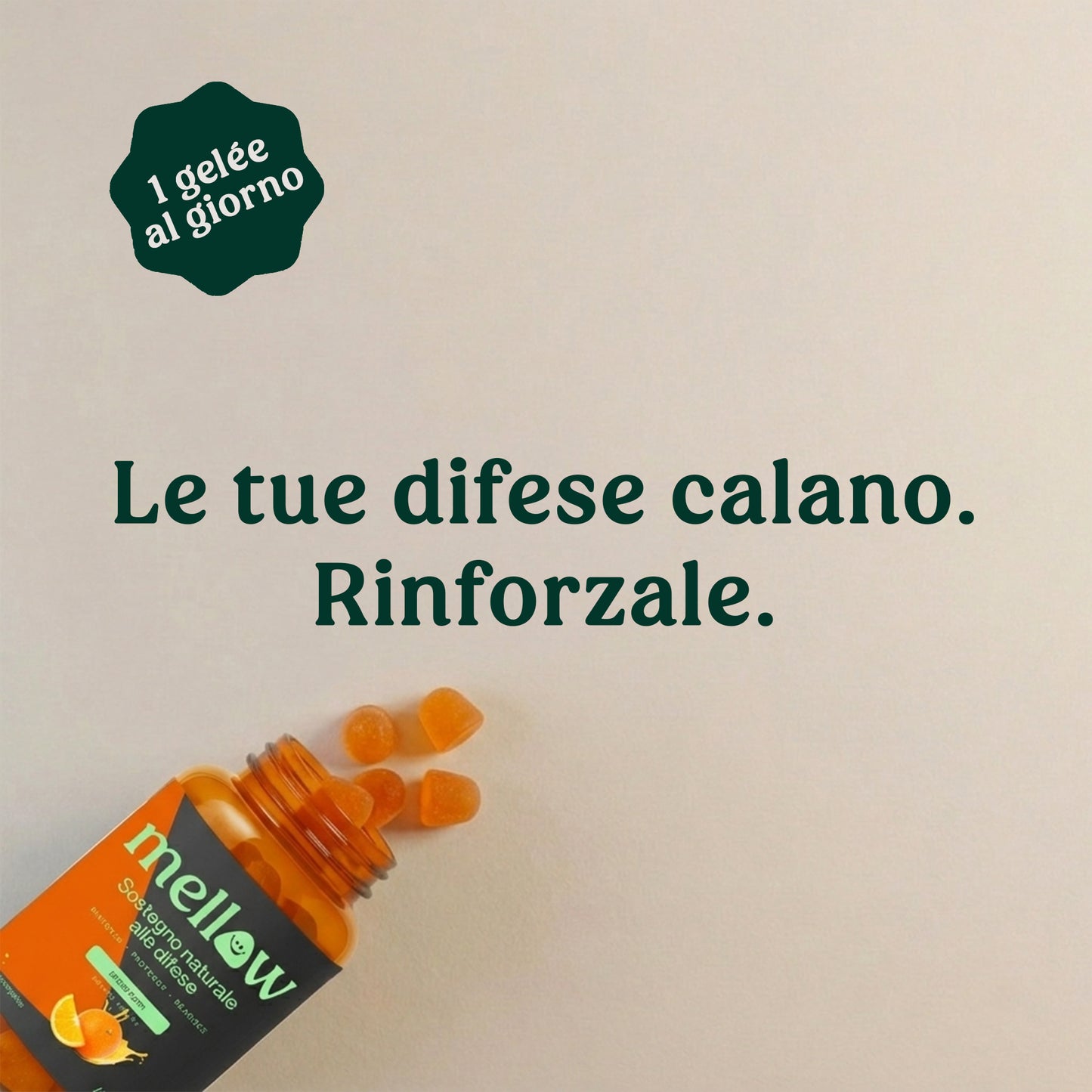 Mellow® Immunità Attiva Scudo Naturale – Supergelée all Arancio