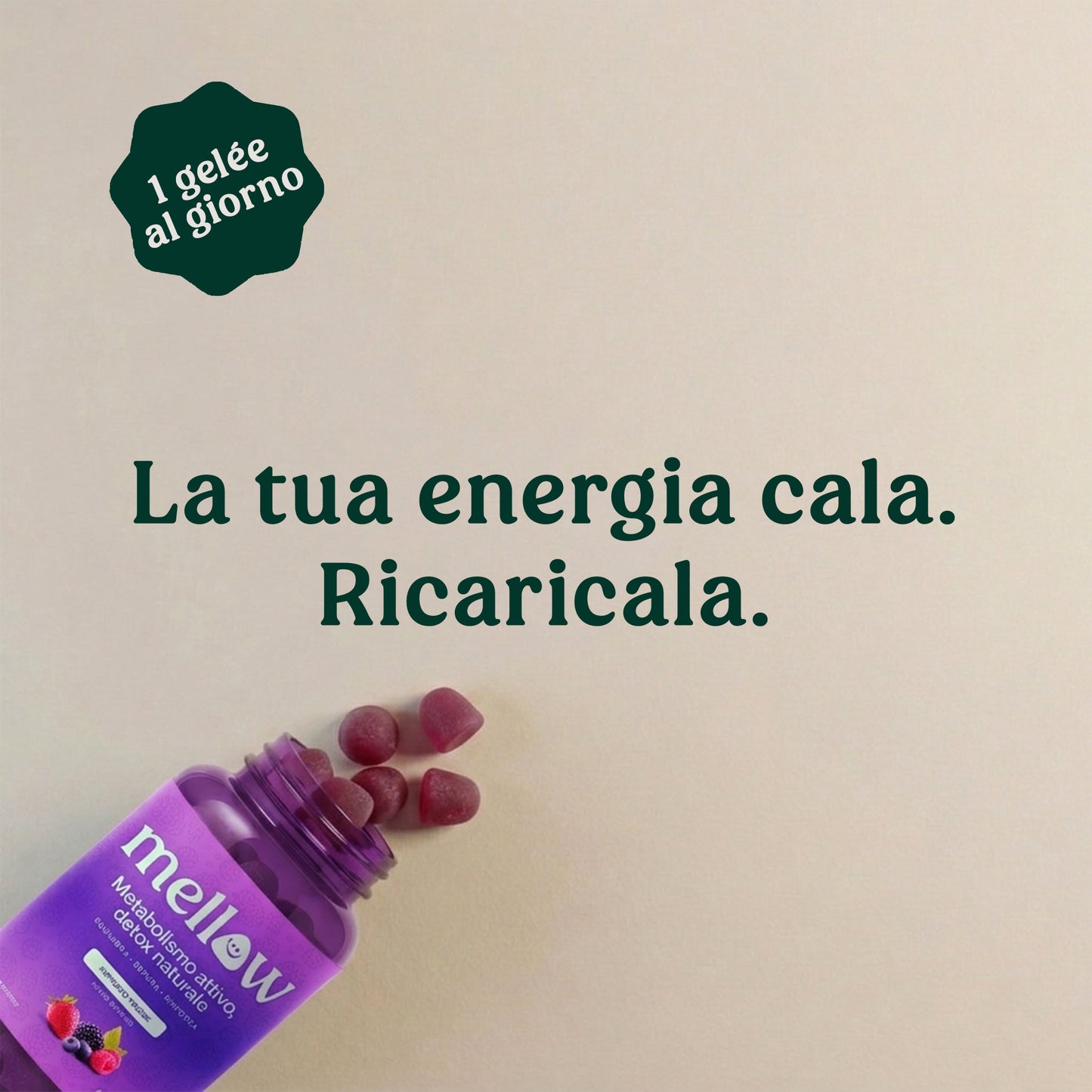 Mellow® Energia Profonda – Supergelée ai Frutti di Bosco