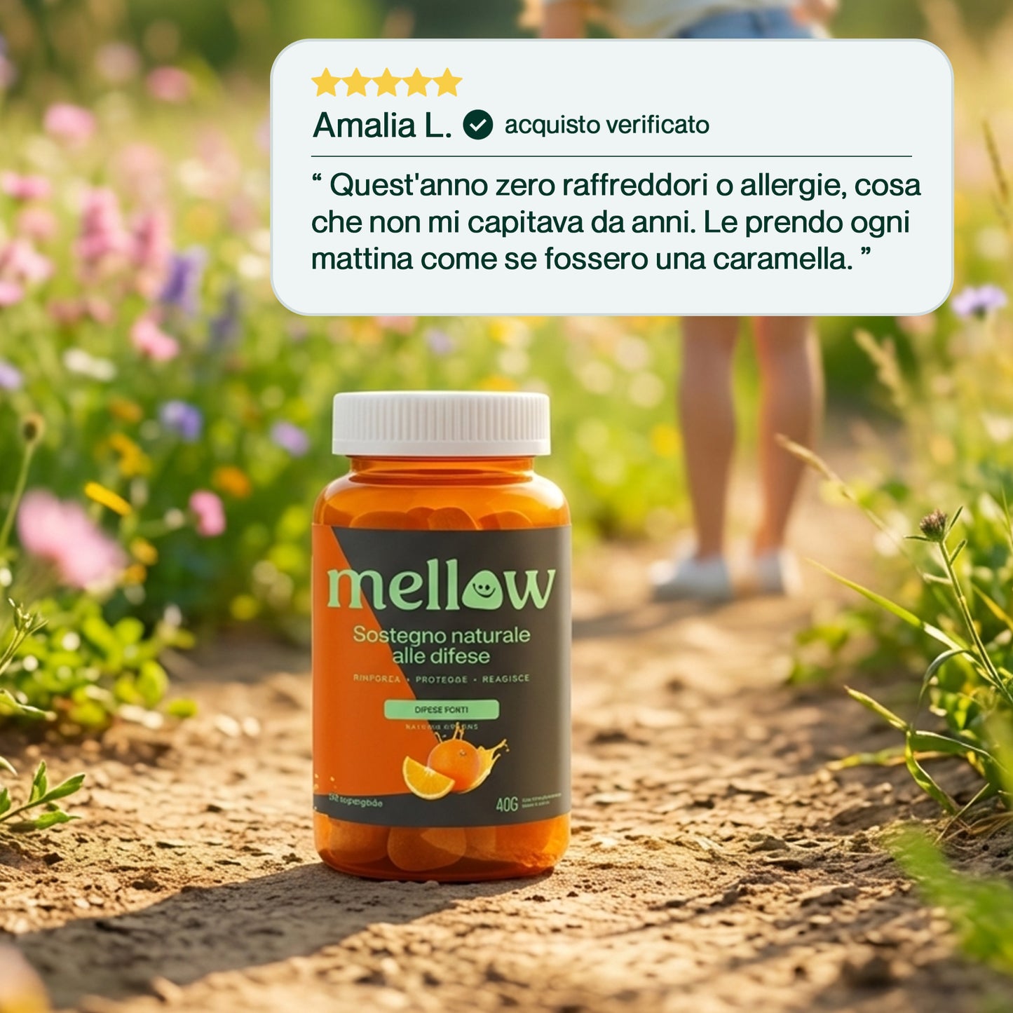 Mellow® Immunità Attiva Scudo Naturale – Supergelée all Arancio